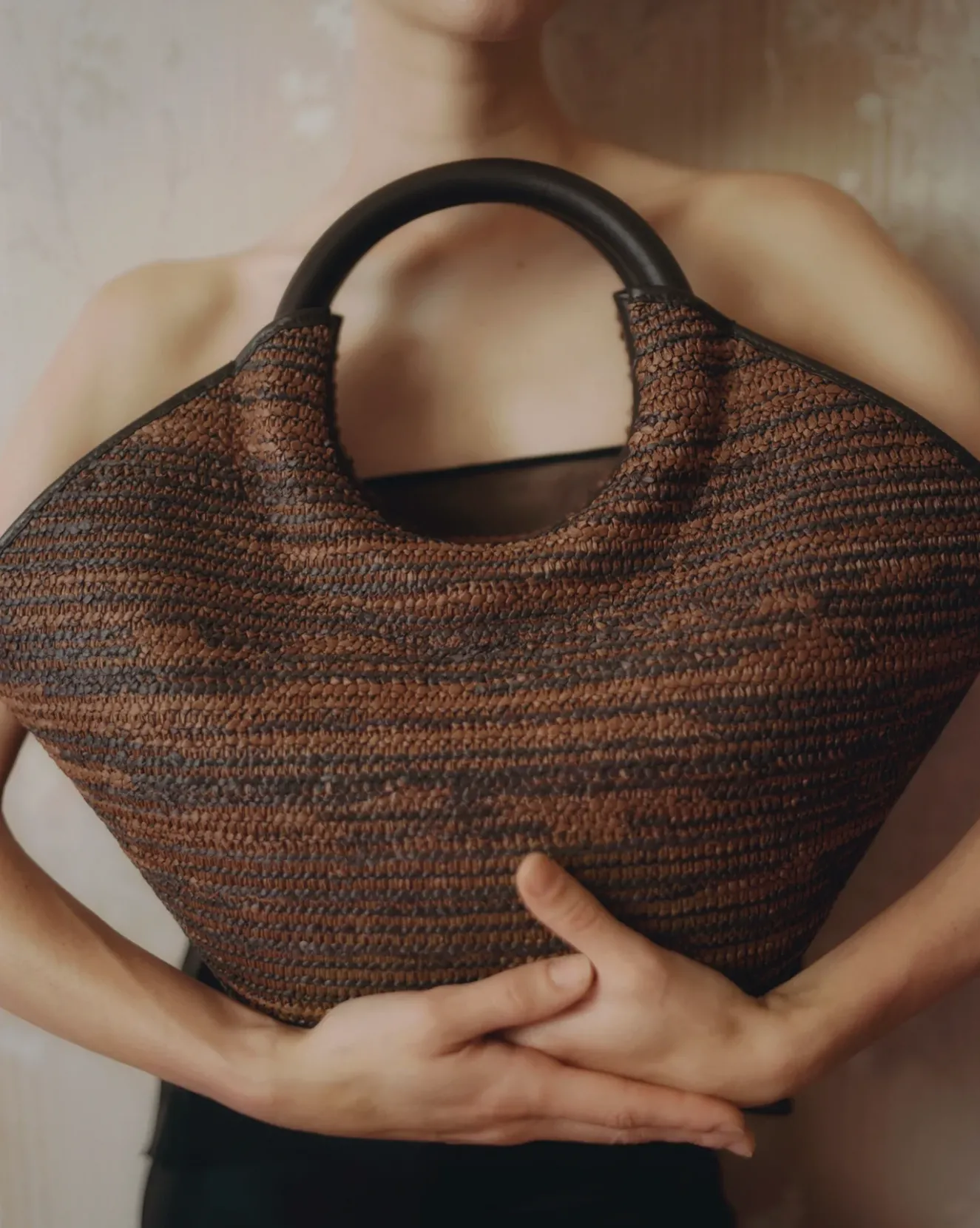 Cabassa Raffia Bicolour>Hereu Studio Outlet